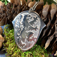 Load image into Gallery viewer, Lion of Scotland Necklace, Lion Jewelry, Animal Jewelry, Scotland Jewelry, Celtic Jewelry, Pagan Jewelry, Man Gift, Anniversary Gift