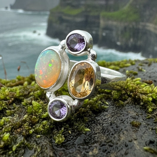 Highland Summer Ring in silver