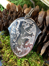 Load image into Gallery viewer, Lion of Scotland Necklace, Lion Jewelry, Animal Jewelry, Scotland Jewelry, Celtic Jewelry, Pagan Jewelry, Man Gift, Anniversary Gift