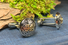 Load image into Gallery viewer, Welsh Dragon Cuff Links, Dragon Jewelry, Animal Jewelry, Wales Jewelry, Celtic Jewelry, Welsh Groom Gift, Best Man Gift, Anniversary Gift
