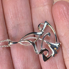 Load image into Gallery viewer, Bluebell Necklace, Anniversary Gift, Scotland Jewelry, Flower Jewelry, Celtic Jewelry, Nature Jewelry, Scottish Jewelry, Flower Pendant