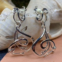 Load image into Gallery viewer, Bluebell Earrings, Anniversary Gift, Scotland Jewelry, Flower Jewelry, Celtic Jewelry, Nature Jewelry, Scottish Jewelry, Flower Earrings