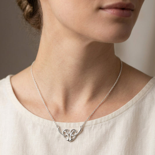 Daphne Celtic Heart Necklace — view 3