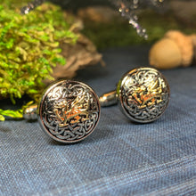 Load image into Gallery viewer, Welsh Dragon Cuff Links, Dragon Jewelry, Animal Jewelry, Wales Jewelry, Celtic Jewelry, Welsh Groom Gift, Best Man Gift, Anniversary Gift

