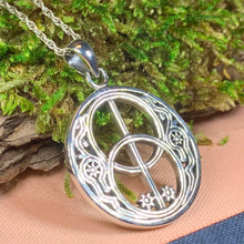 Load image into Gallery viewer, Chalice Well Necklace, Irish Jewelry, Celtic Jewelry, Scotland Jewelry, Anniversary Gift, Ireland Gift, Peace Jewelry, Spiritual Gift