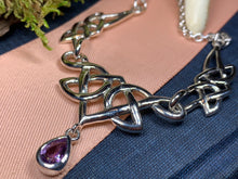 Load image into Gallery viewer, Celtic Knot Necklace, Celtic Necklace, Irish Jewelry, Love Knot Jewelry, Scottish Jewelry, Mom Gift, Anniversary Gift, Scotland Jewelry
