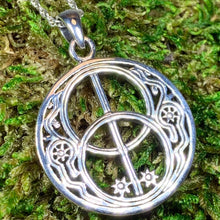 Load image into Gallery viewer, Chalice Well Necklace, Irish Jewelry, Celtic Jewelry, Scotland Jewelry, Anniversary Gift, Ireland Gift, Peace Jewelry, Spiritual Gift