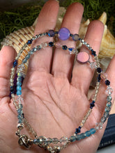 Load image into Gallery viewer, Pastel Ankle Bracelet, Crystal Ankle Bracelet, Crystal Anklet, Summer Jewelry, Beach Jewelry, Swarovski Crystal Bracelet, Boho Anklet