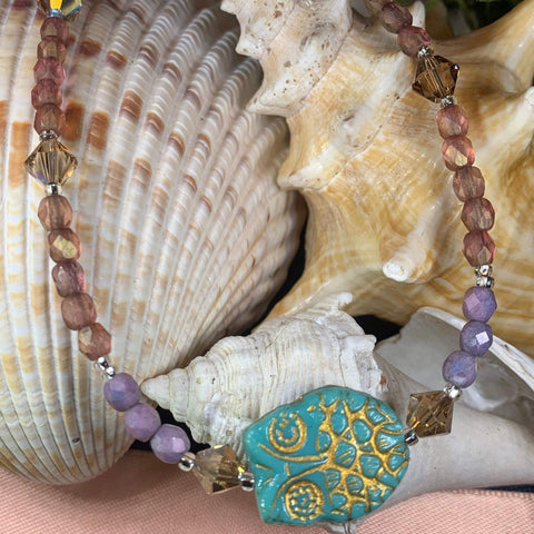 Load image into Gallery viewer, Artisan Owl Ankle Bracelet 08