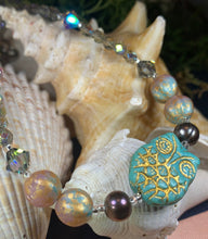 Load image into Gallery viewer, Artisan Owl Ankle Bracelet 07