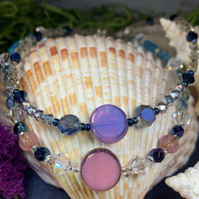 Load image into Gallery viewer, Pastel Ankle Bracelet, Crystal Ankle Bracelet, Crystal Anklet, Summer Jewelry, Beach Jewelry, Swarovski Crystal Bracelet, Boho Anklet