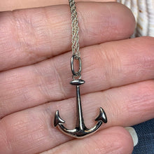 Load image into Gallery viewer, Anchor Necklace, Nautical Jewelry, Christian Jewelry, Hope Necklace, Retirement Gift, Survivor Gift, Ship Jewelry, Graduation Gift