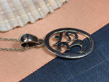 Load image into Gallery viewer, Om Necklace, Om Jewelry, Chakra Jewelry, Yoga Jewelry, Boho Jewelry, Inspirational Jewelry, Lotus Jewelry, Anniversary Gift, New Age Gift