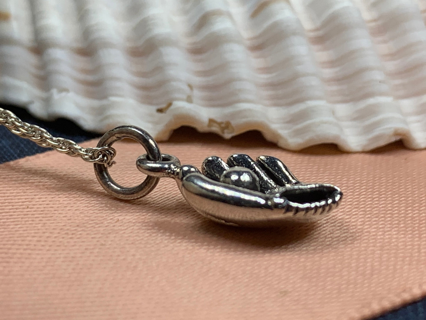 Baseball Mitt Necklace — view 6