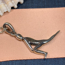 Load image into Gallery viewer, Yoga Pose Necklace, Om Jewelry, Chakra Jewelry, Yoga Jewelry, Boho Jewelry, Inspirational Jewelry, Lotus Jewelry, Anniversary Gift