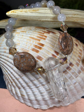 Load image into Gallery viewer, Celtic Crystal Necklace, Gemstone Jewelry, Beaded Jewelry, Teacher Gift, Sister Gift, Girlfriend Gift, Mom Gift, Wife Gift, Yoga Gift