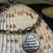 Load image into Gallery viewer, Inspirational Necklace, Motivational Jewelry, Crystal Jewelry, Recovery Jewelry, Sister Gift, Girlfriend Gift, Mom Gift, Yoga Jewelry