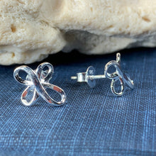 Load image into Gallery viewer, Celtic Cross Stud Earrings, Irish Jewelry, Celtic Jewelry, Anniversary Gift, Spiritual Jewelry, Cross Jewelry, Religious Jewelry, Christian