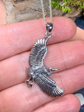 Load image into Gallery viewer, Crane Necklace, Bird Jewelry, Nature Jewelry, Bird Lover Gift, Tropical Bird Jewelry, Anniversary Gift, Mom Gift, Sister Gift