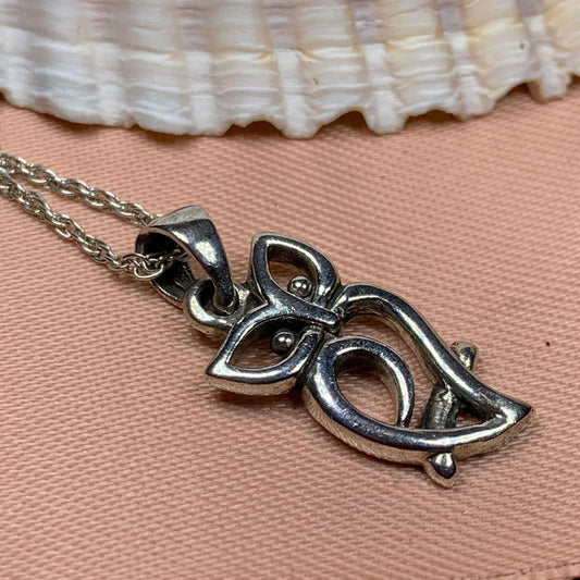 Owl Necklace, Bird Pendant, Nature Jewelry, Forest Jewelry, Pagan Jewelry, Mystical Jewelry, Gift for Her, Mom Gift, Wiccan Jewelry