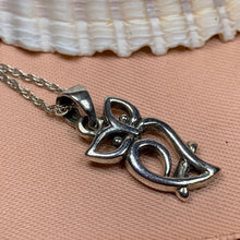 Load image into Gallery viewer, Owl Necklace, Bird Pendant, Nature Jewelry, Forest Jewelry, Pagan Jewelry, Mystical Jewelry, Gift for Her, Mom Gift, Wiccan Jewelry