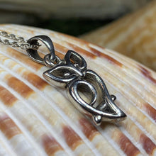 Load image into Gallery viewer, Owl Necklace, Bird Pendant, Nature Jewelry, Forest Jewelry, Pagan Jewelry, Mystical Jewelry, Gift for Her, Mom Gift, Wiccan Jewelry