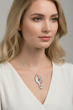 Load image into Gallery viewer, Phoenix Necklace, Celtic Jewelry, Bird Pendant, Firebird Jewelry, Silver Inspirational Gift, Pagan Jewelry, Viking Jewelry, Gothic Jewelry