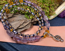 Load image into Gallery viewer, Music Note Necklace, Musician Jewelry, Crystal Jewelry, Music Jewelry, Sister Gift, Girlfriend Gift, Mom Gift, Wife Gift, Amethyst Necklace