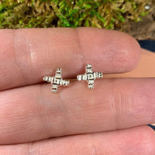 Load image into Gallery viewer, Saint Brigid's Cross Earrings, Irish Jewelry, Gift for Her, Stud Earrings, Ireland Gift, Saint Brigit, Wiccan Jewelry, Irish Cross Jewelry