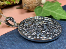 Load image into Gallery viewer, Rabbit Necklace, Triple Hare Pendant, Animal Jewelry, Nature Necklace, Celtic Jewelry, Hare Jewelry, Wiccan Jewelry, Goddess Jewelry