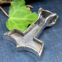 Load image into Gallery viewer, Thor's Hammer Necklace, Norse Necklace, Viking Jewelry, Dad Gift, Gift for Him, Celtic Jewelry, Mjöllnir Pendant, Anniversary Gift