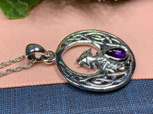 Load image into Gallery viewer, Phoenix Necklace, Celtic Jewelry, Bird Pendant, Firebird Jewelry, Silver Inspirational Gift, Pagan Jewelry, Viking Jewelry, Gothic Jewelry,