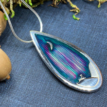 Load image into Gallery viewer, Northern Lights Necklace, Celtic Jewelry, Scotland Jewelry, Outlander Jewelry, Celestial Jewelry, Girlfriend Gift, Wife Gift, Wiccan Jewelry