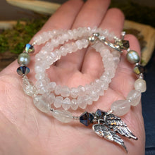 Load image into Gallery viewer, Sweet Angel Necklace, Wings Jewelry, Angel Wings Jewelry, Crystal Jewelry, Sister Gift, Girlfriend Gift, Mom Gift, Wife Gift, Memorial Gift