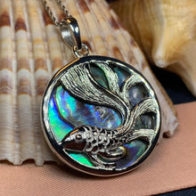 Load image into Gallery viewer, Koi Necklace, Fish Necklace, Beach Jewelry, Nautical Jewelry, Ocean Jewelry, Abalone Jewelry, Nature Necklace, Sea Jewelry, Shell Pendant

