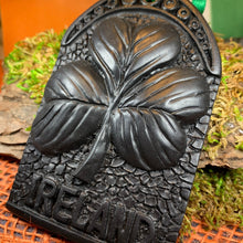 Load image into Gallery viewer, Shamrock Ornament, Turf Hanging Ornament, Christmas Tree Ornament, Ireland Shamrock Gift, Irish Turf Gift, Housewarming Gift, New Home Gift