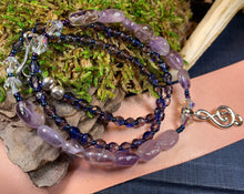 Load image into Gallery viewer, Music Note Necklace, Musician Jewelry, Crystal Jewelry, Music Jewelry, Sister Gift, Girlfriend Gift, Mom Gift, Wife Gift, Amethyst Necklace
