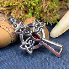 Load image into Gallery viewer, Celtic Cross Necklace, Cross Pendant, Irish Cross Necklace, Irish Jewelry, First Communion Gift, Religious Jewelry, Ireland Gift, Mom Gift