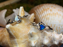 Load image into Gallery viewer, Music Note Ring, Music Jewelry, Musician Jewelry, G Clef Jewelry, Theater Gift, Anniversary Gift, Sister Gift, October Birthstone, Opal Ring