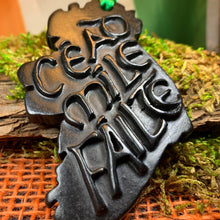 Load image into Gallery viewer, Irish Welcome Ornament, Turf Hanging Ornament, Christmas Tree Ornament, Ireland Gift, Irish Turf Gift, Housewarming Gift, New Home Gift