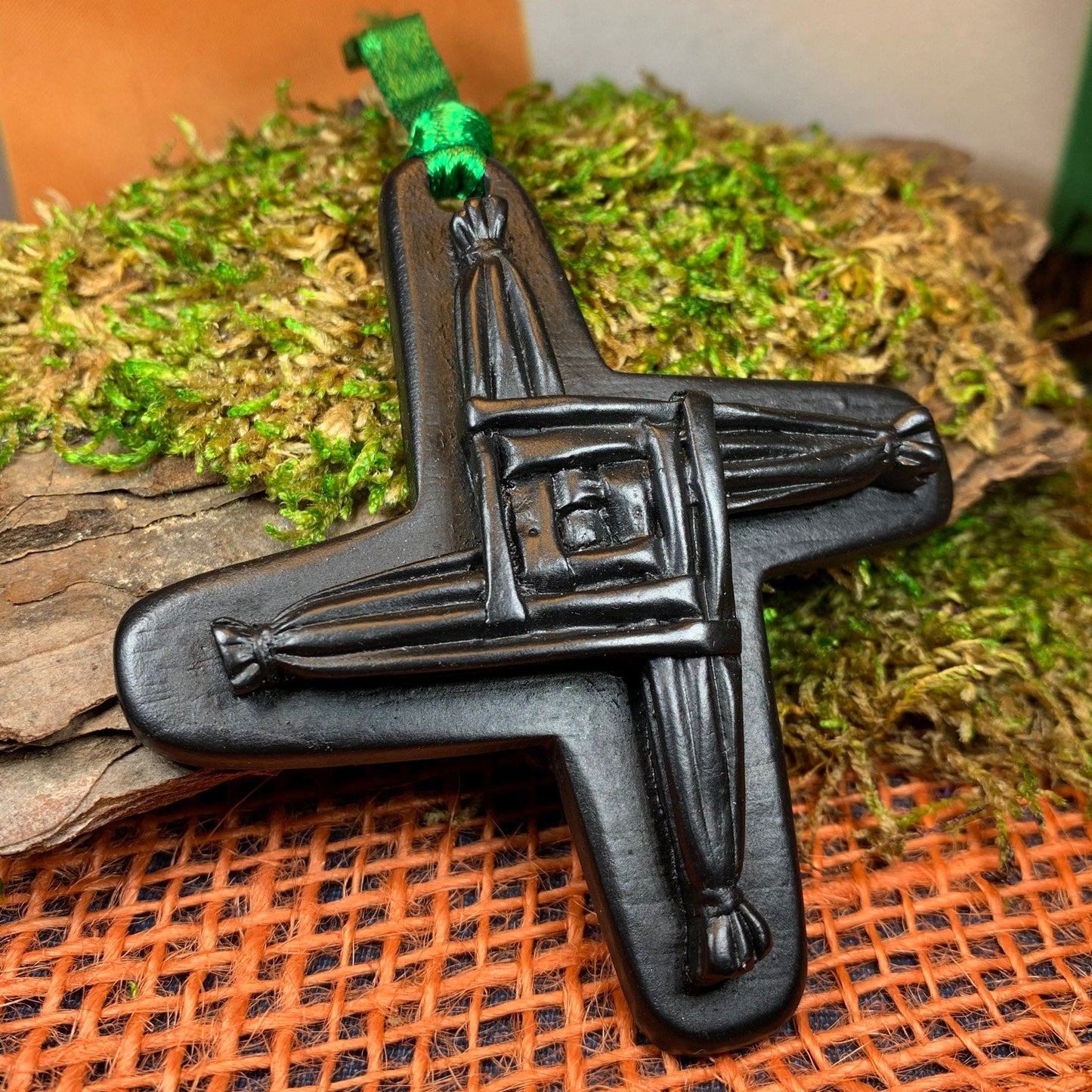Saint Brigid's Irish Cross Ornament — view 6