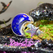 Load image into Gallery viewer, Crescent Moon Ring, Celtic Jewelry, Celestial Jewelry, Goddess Jewelry, Moon Ring, Wiccan Jewelry, Anniversary Gift, Boho Statement Ring