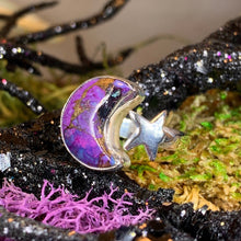 Load image into Gallery viewer, Crescent Moon Ring, Celtic Jewelry, Celestial Jewelry, Goddess Jewelry, Moon Ring, Wiccan Jewelry, Anniversary Gift, Boho Statement Ring