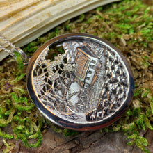 Load image into Gallery viewer, Irish Cottage Necklace, Quiet Man Cottage, Irish Jewelry, Silver Irish Necklace, Ireland Gift, Ireland Jewelry, Mom Gift, Wife Gift