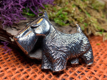 Load image into Gallery viewer, Dog Scottish Brooch, Dog Lover Gift, Scotland Jewelry, Dog Pin, Scarf Pin, Dog Lover Gift, Dog Jewelry, Scottish Terrier Gift, Scotland Pin