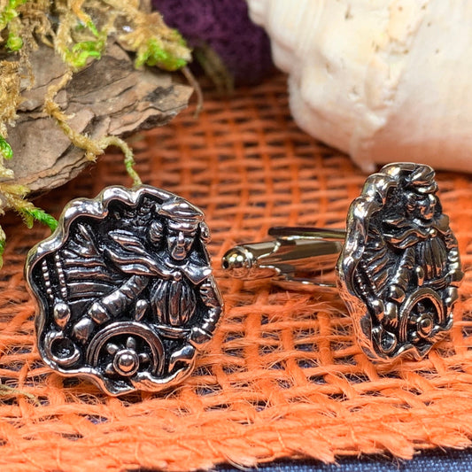 Sea Captain Cuff Links, Boat Jewelry, Sailor Cufflinks, Dad Gift, Boater Gift, Unique Cuff Links, Nautical Cuff Links, Husband Gift