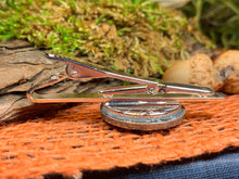 Load image into Gallery viewer, Thistle Tie Bar, Celtic Jewelry, Scottish Gift for Him, Dad Gift, Graduation Gift, Scotland Gift, Men's Jewelry, Celtic Tie Clip, Groom Gift
