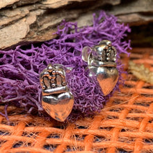 Load image into Gallery viewer, Claddagh Earrings, Luckenbooth Earrings, Irish Jewelry, Celtic Jewelry, Anniversary Gift, Bridal Jewelry, Heart Jewelry, Scotland Jewelry