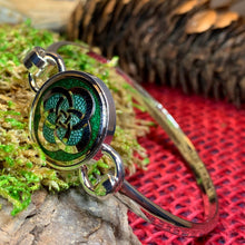 Load image into Gallery viewer, Celtic Knot Bracelet, Celtic Jewelry, Irish Jewelry, Bangle Bracelet, Scotland Jewelry, Ireland Jewelry, Wife Gift, Celtic Knot Bangle