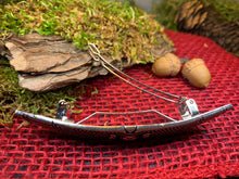 Load image into Gallery viewer, Scarab Hair Clip, Celtic Barrette, Irish Jewelry, Pagan Jewelry, Friendship Gift, Wiccan Jewelry, Norse Jewelry, Animal Barrette